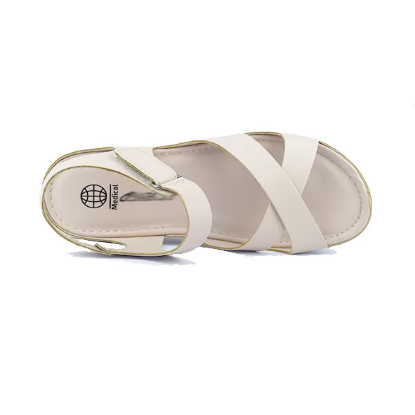 Sandale componse Confort pour femme 051 beige miniature